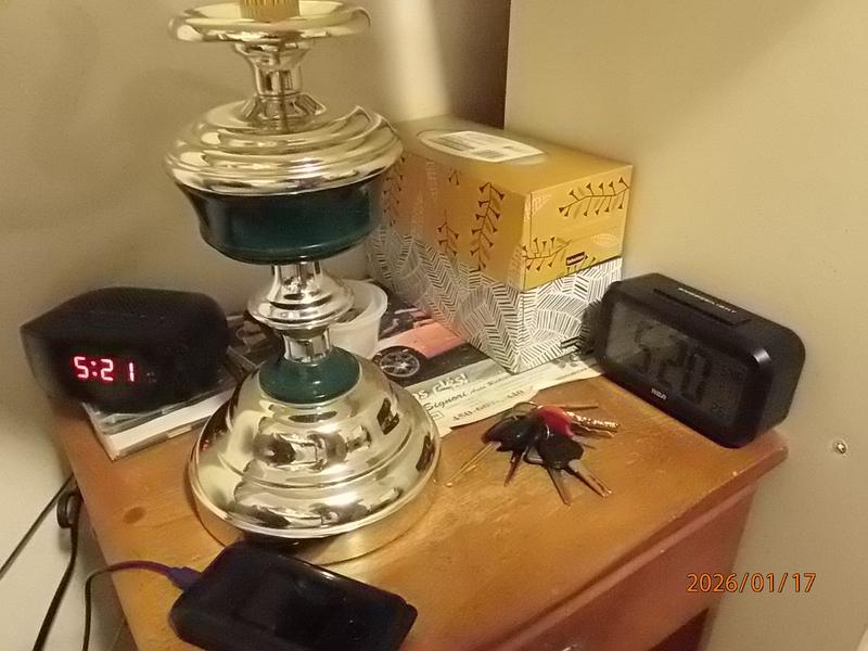 J'ai comparé mon horloge au DEL acheté à CANADIAN TIRE il y a 14 années (alarme et radio ne fonctionne plus)  avec votre nouvelle horloge RCA(Chine), et j'ai replacer ma vieille horloge pour voir l'heure la nuit, merci.,