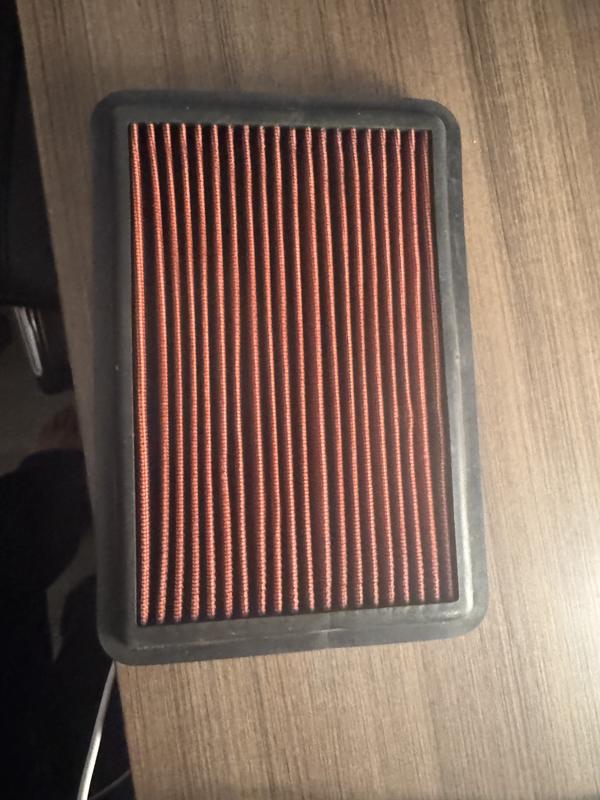Most importantly this picture after used K&N products this how my Fiiter looks like