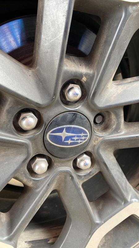 First stud snapped off