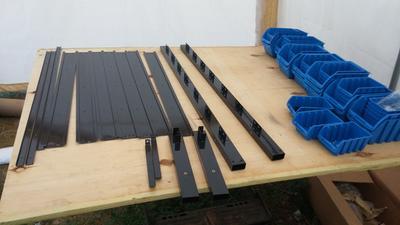 parts sorted ready for assembly