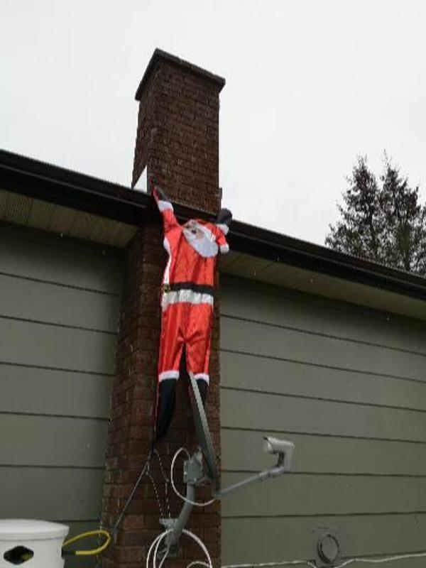 Hanging Santa