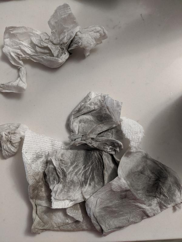 From wiping down the rack