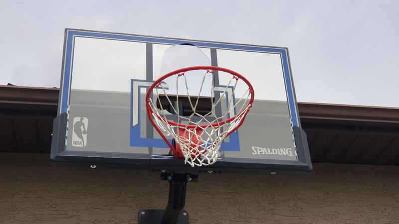 Broken backboard