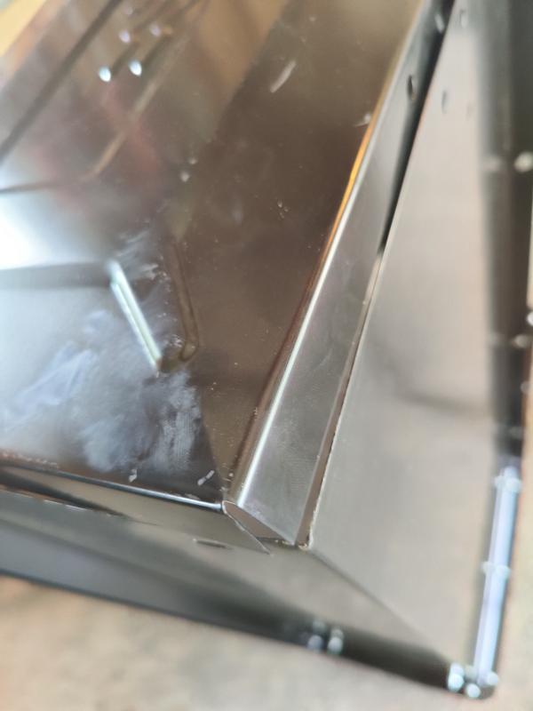 Does not fit because of bent sheet metal Agri fab shipped out