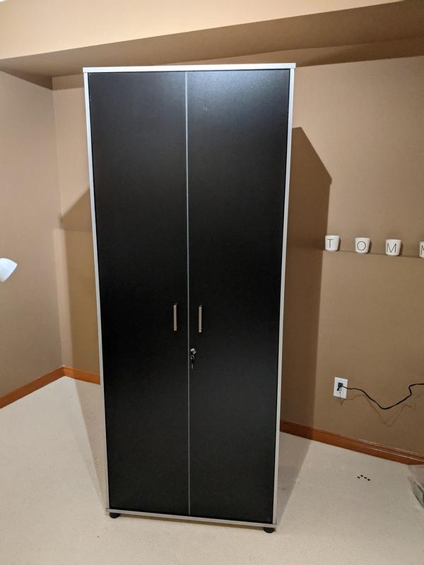 The cabinet right after assembly