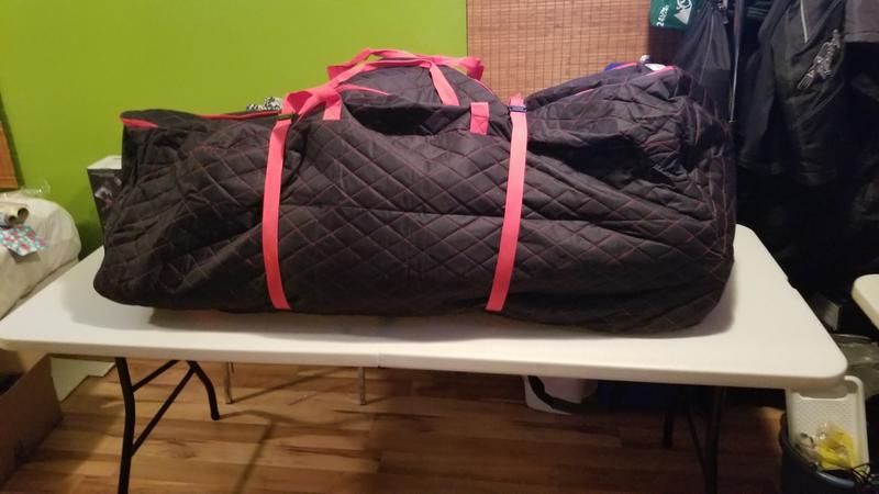 Thats the tree that fits in bag with room to spare.