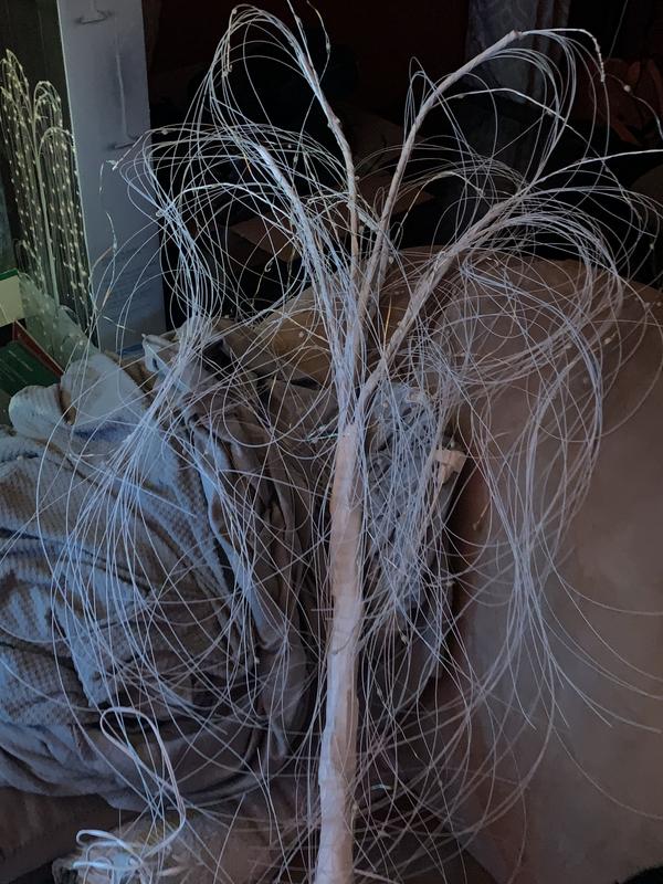 Both burnt out, but very beautiful once it’s lite up