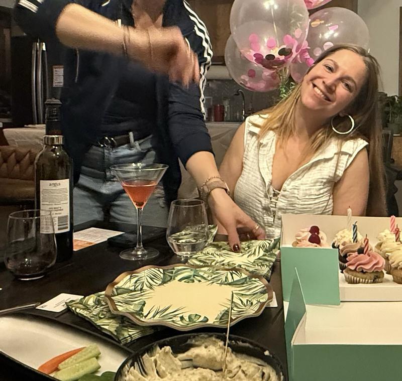 Plates used for my tropical birthday party