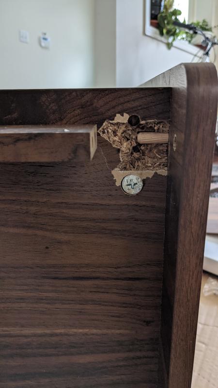 Leg connection broke