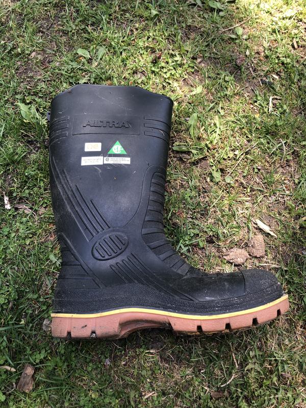 Barely used, except the big holes