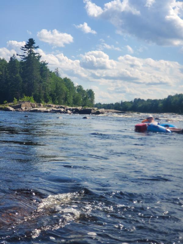 Big River tubing, pictures from inside the case