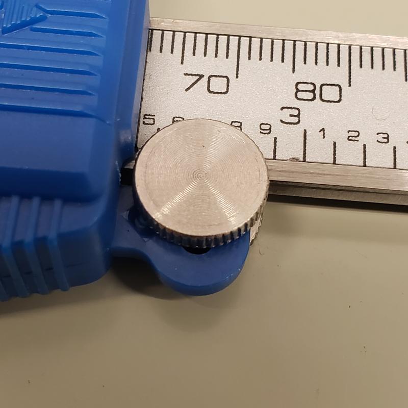 Faulty thumb wheel pushes up and will not roll