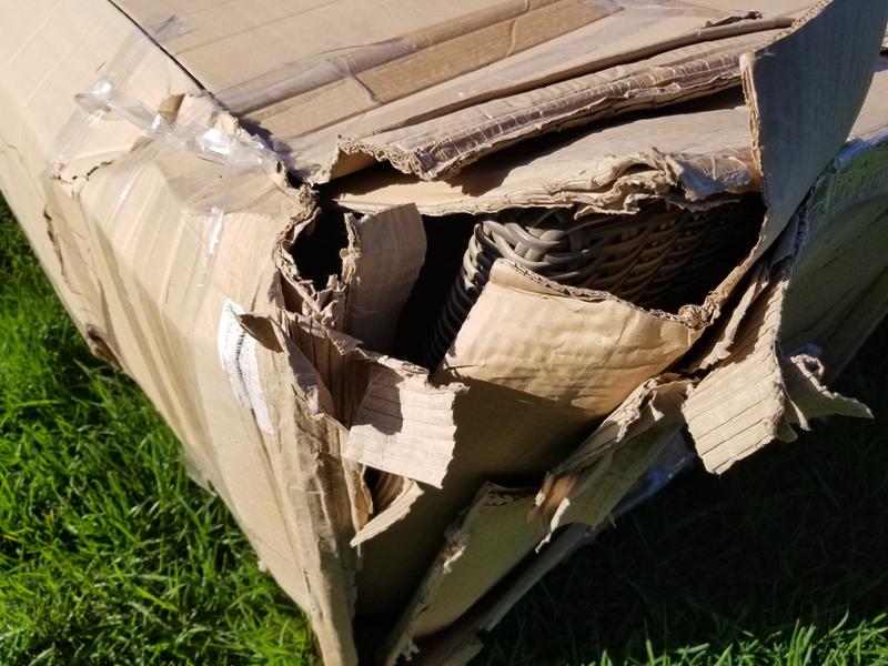 Pic of damage to box