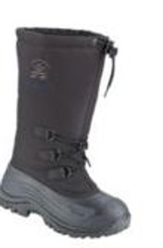 Kamik Men's K2 Insulated Nylon/Rubber Winter Snow Boots Warm Waterproof  Anti-Slip