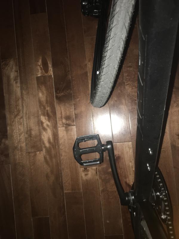 Tire-pedal clearance after fix