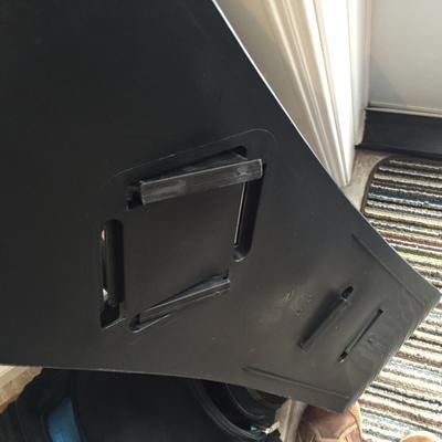 clips sticking out of bottom