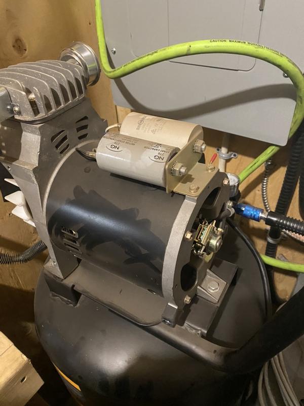 the tiny little short stroke compressor built into the motor frame itself. Garbage!