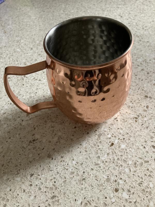 CANVAS Copper-Plated Stainless Steel Moscow Mule Mug Set, 443mL, 2