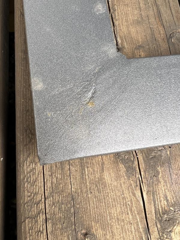 Rusting within one week