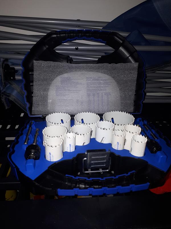 Mastercraft hole saw set