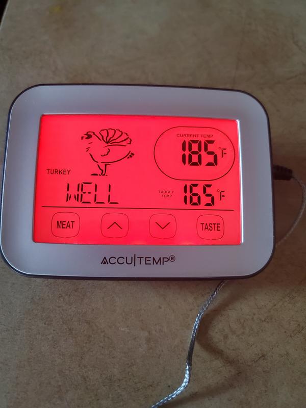 Frozen chicken after ten minutes