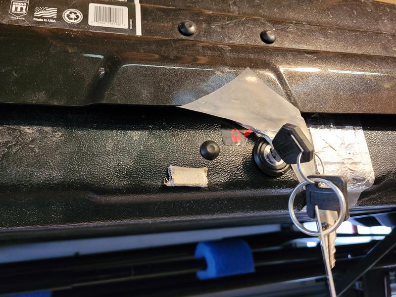 The plastic was quite worn out due to use but still serves its purpose, note the piece of magnet is wrapped in white hockey tape to protect car paint since I stick it to the car body when I take it off the plastic so I don't lose it.