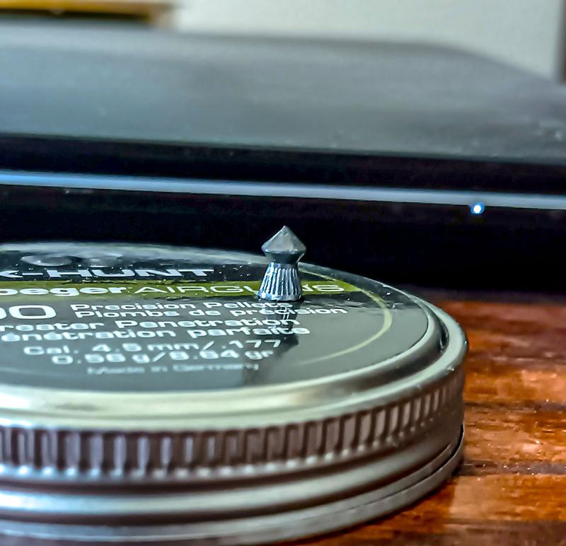 A side profile. It's shaped almost like a lava lamp.