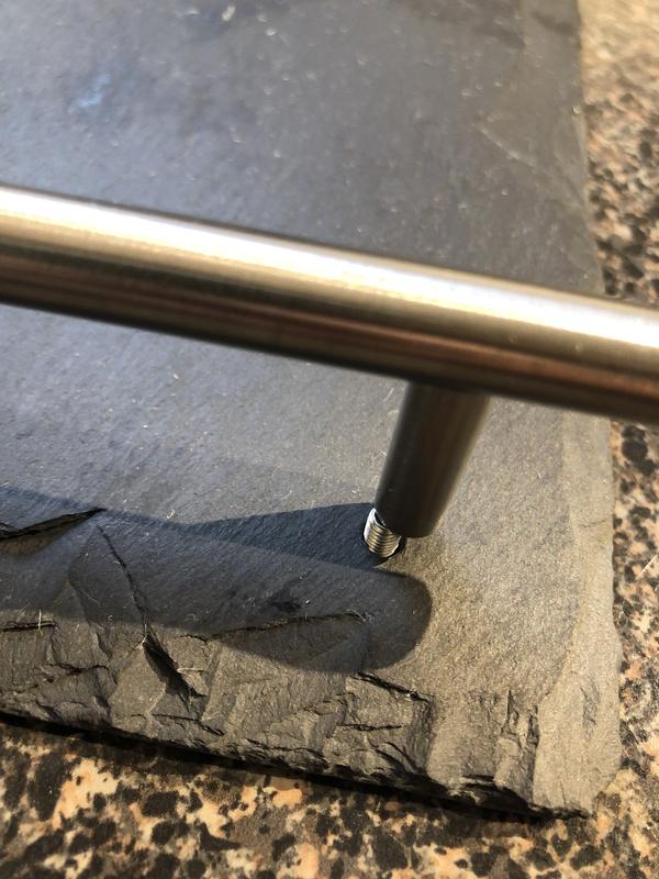 Screw holes not lining up. Makes the handles useless