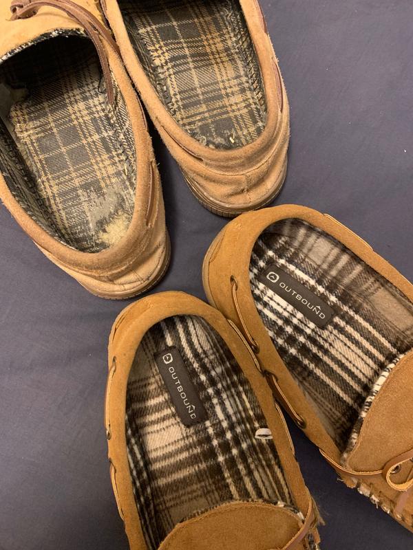 Outbound Men's O'Brian Fleece Lined Plaid Indoor House Slippers