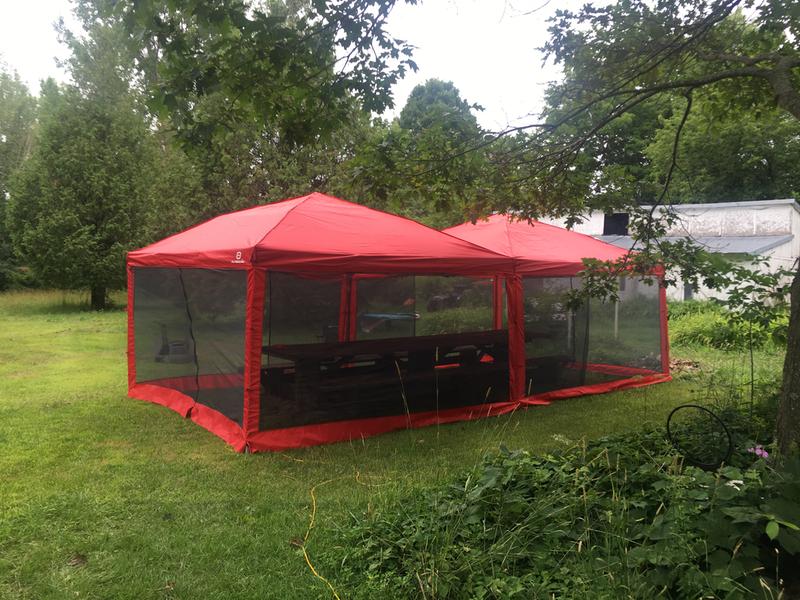 2 shelters side-by-side