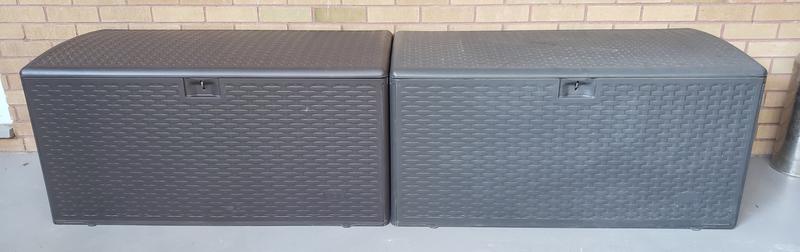 They fade a bit if left in the sun for a couple of years