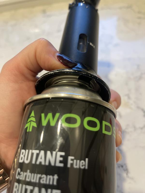 Ring at top of can blocks the tip from reaching the torch