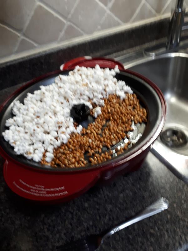 started off well but just stopped popping it.