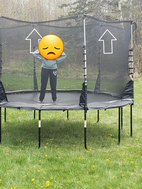 Bent upper support because the netting doesn't fit