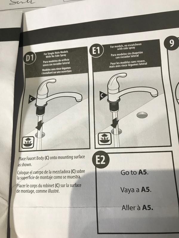 Directly on Deck (my install), no Gasket + O-Ring shown for install