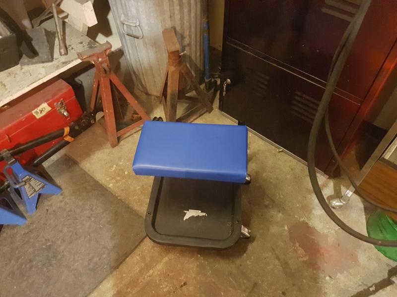 sitting ready to go to work again.