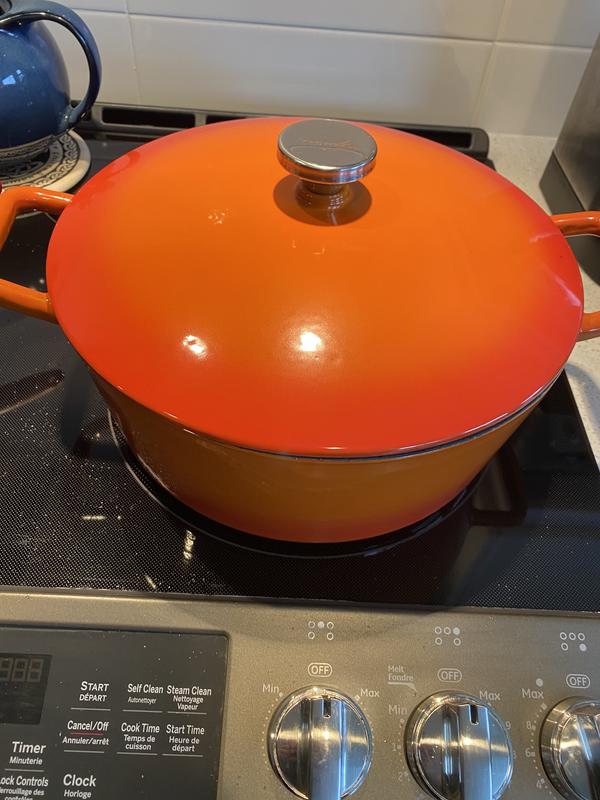 On the stove