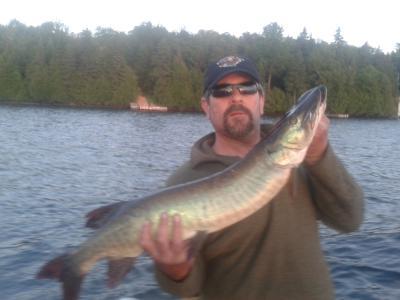 17lb.Black Muskie Killer