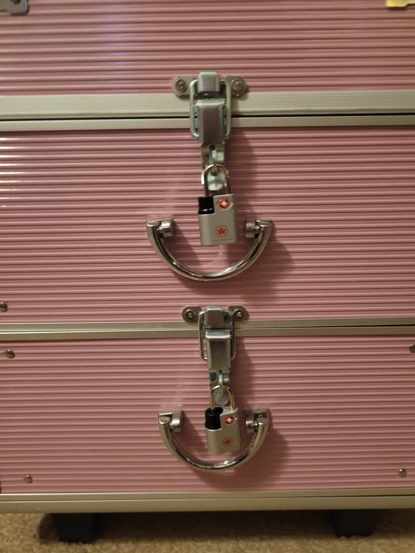 Can add locks to it for travelling which is even better! Solved 2 problems with one purchase. So happy.