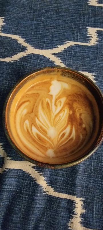 Nice latte made with LavAzza Oro beans.