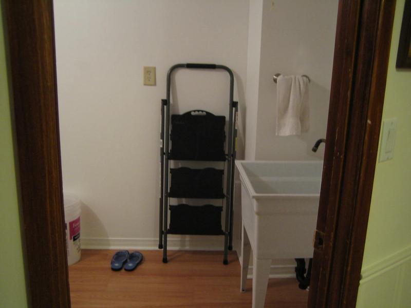 Folds up flat to store out of the way.