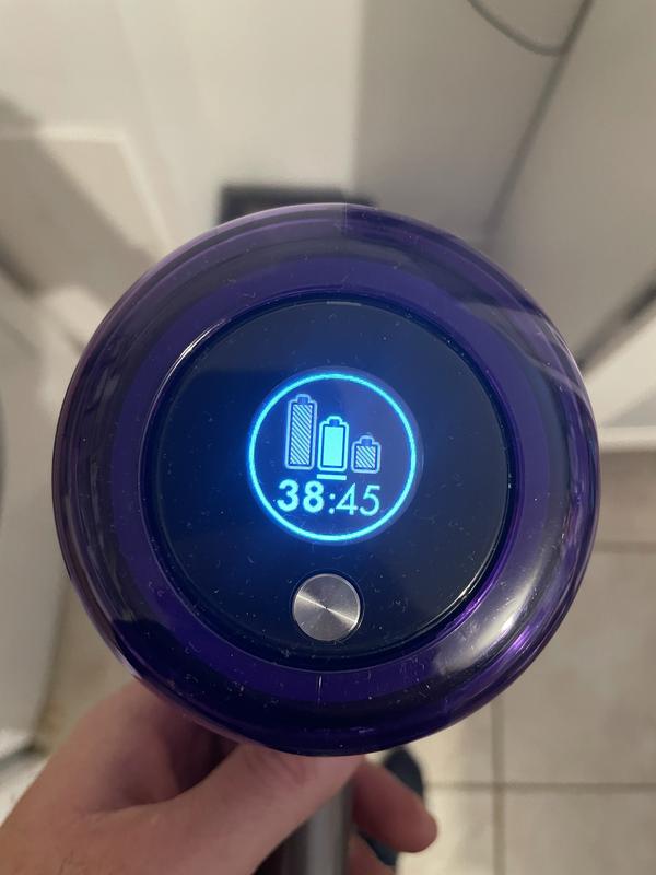 100% charged 10 seconds of use Med