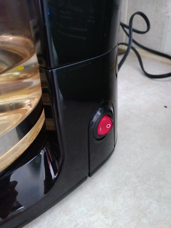 Power switch not illuminated in "ON" position