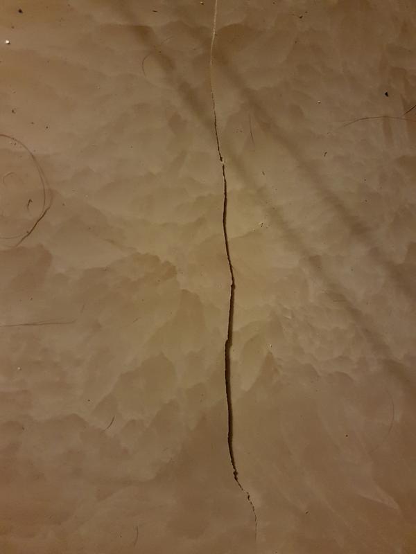 Crack in floor base, first time used. :(
