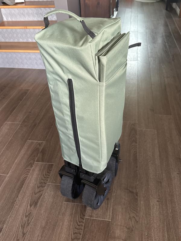 Wagon open and in storage  position