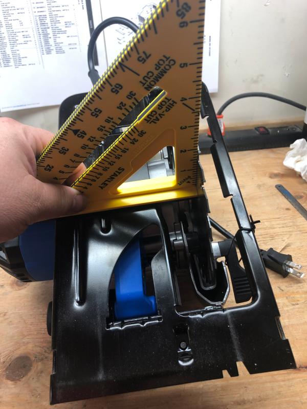 Making sure the settings are square