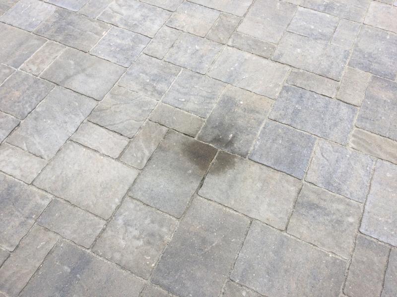 The oil stain after using this product