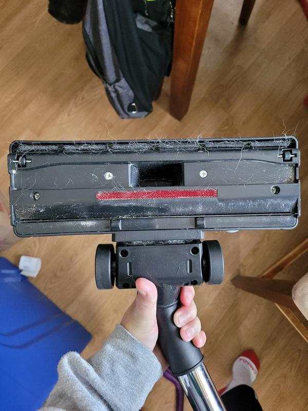 This part is for carpets. Does not pick up pet hair from carpet. or other things.