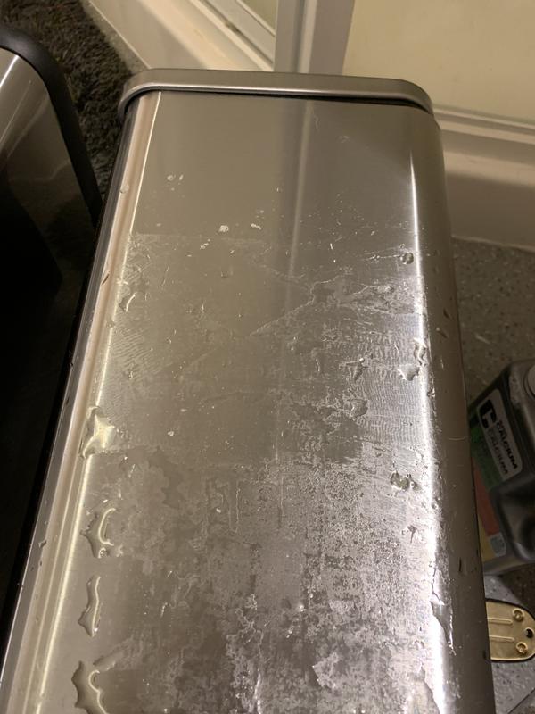 After 2 coats of nail polish and using a plastic scraper