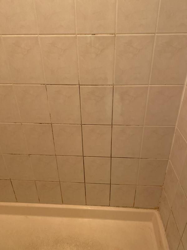 After 3 applications of the product. Following label directions spray leave ten minutes and wipe. No different than it was before.